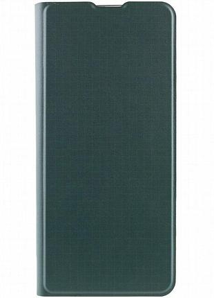 Кожаный чехол-книжка getman elegant (pu) для motorola moto g14 зеленый