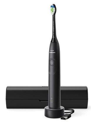 Щетка зубное электричество. philips, sonicare 5300 series, 62т. кольев/мин, насадок-1, футляр, черный