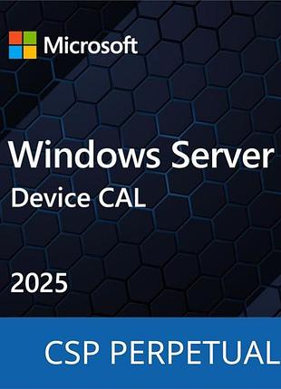 Программный продукт microsoft windows server 2025 - 1 device cal