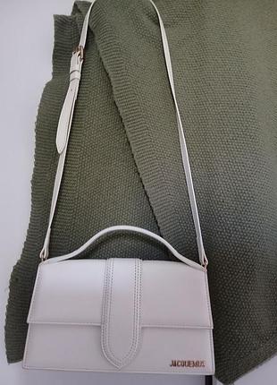 Сумка жіноча jacquemus біла
