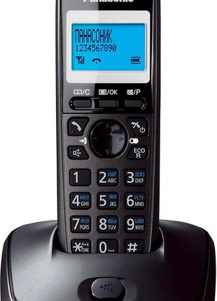 Радиотелефон dect panasonic kx-tg2511uat titan