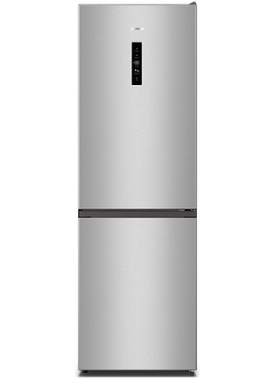 Холодильник с ниж. мороз. камерой gorenje, 185х60х60см, 2 двери, 210(110)л, а++, nofrost plus, зона св-ти, зов. диспл, серый