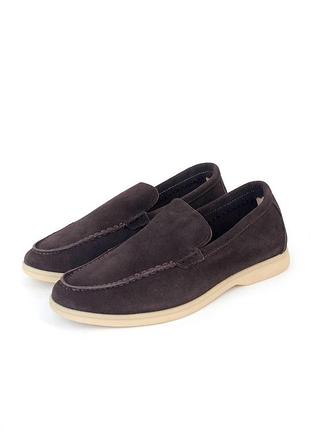 Loro piana лофери чоловічі коричневі