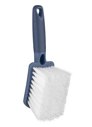 Щітка для миття ardesto solid 22х6.8см з ручкою, пластик, блакитний
