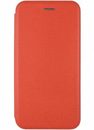 Кожаный чехол-книжка classy для motorola moto g14 красный