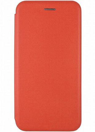 Кожаный чехол-книжка classy для motorola moto g24 / g04 / e14 красный