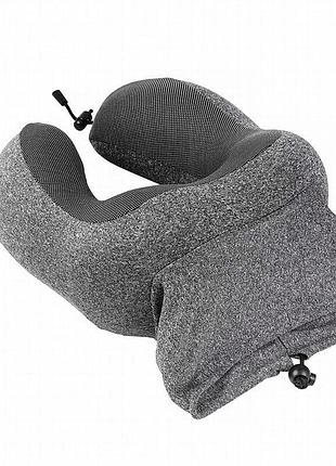 Подушка hoco hx70 neck fitting memory foam black 3