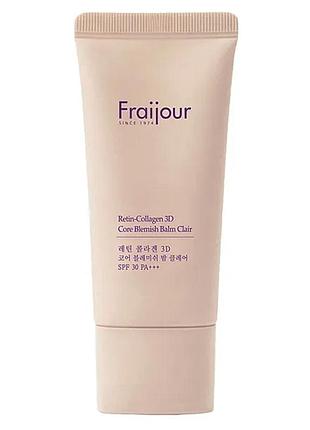 Легкий бб крем з ретиналем у відтінку clair fraijour retin-collagen 3d core blemish balm spf 30 pa+++ clair