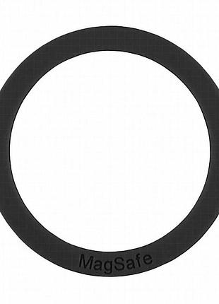 Металлическое кольцо silicone magnetic black