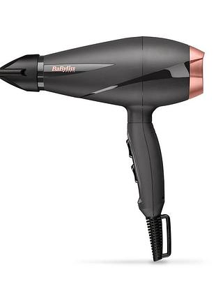 Фен babyliss ac motor smooth pro, 2100вт, 2 режима, диффузор, холл. обдув, черный 2