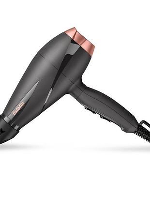 Фен babyliss ac motor smooth pro, 2100вт, 2 режима, диффузор, холл. обдув, черный 3
