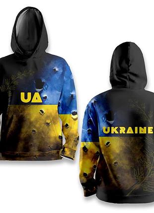 Худи спортивное с 3d принтом stand for ukraine 32068 xl