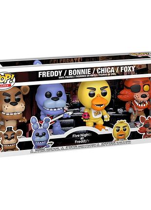 Набор игровых фигурок funko pop! серии 5 ночей у фредди (4 фигурки)