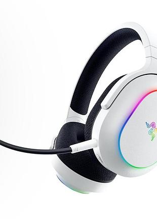 Гарнитура игровая razer barracuda x chroma, bt/wl, rgb, белый