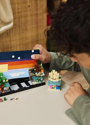 Конструктор lego minecraft мини-биомы 4