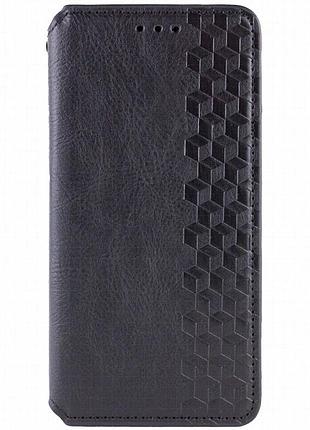 Кожаный чехол-книжка getman cubic (pu) для google pixel 6 pro черный