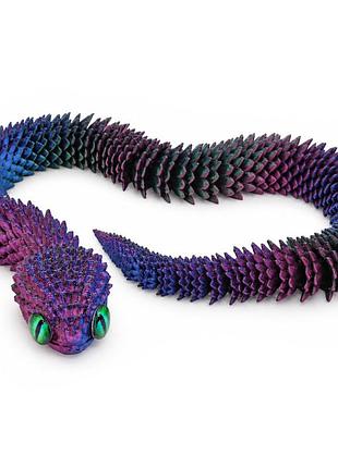 Детская игрушка-антистресс змея sn2-4, 3d-печать, 45 см