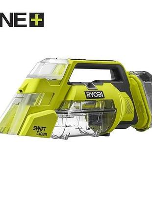 Пылесос профессиональный моющий ryobi rdc18-0, one+ 18в, 17вт, контейнер для воды чистая/грязная 0.12/0.2л, без акб и зу