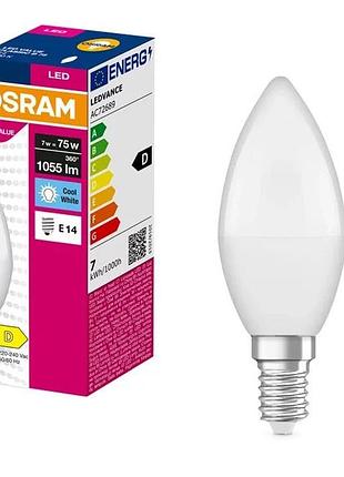 Лампа osram led e14 7вт 4000к 1055лм в75 value 3