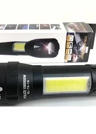 Тактический фонарик bl 19 t6 usb micro 4