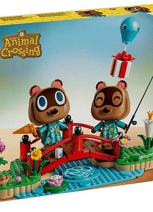 Конструктор lego animal crossing веселий день timmy і tommy на природі