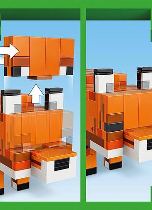 Конструктор lego minecraft лиса 5
