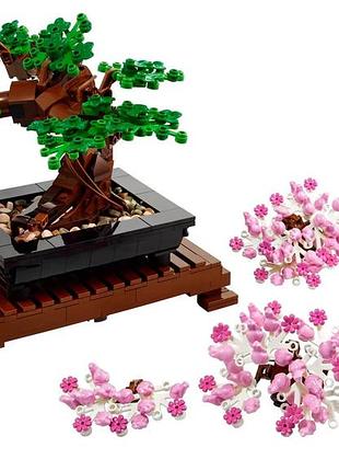 Конструктор lego creator expert дерево бонсай