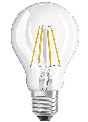 Лампа светодиодная osram led a60 7w 2700k (806lm) e27 филамент