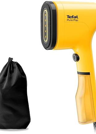 Відпарювач tefal компактний pure pop, 1300вт, 70мл, постійна пара - 20гр, жовтий