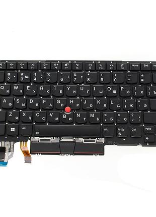 Клавиатура для ноутбука lenovo (thinkpad: x1 carbon 7th gen) rus, black, без фрейма, подсветка клавиш