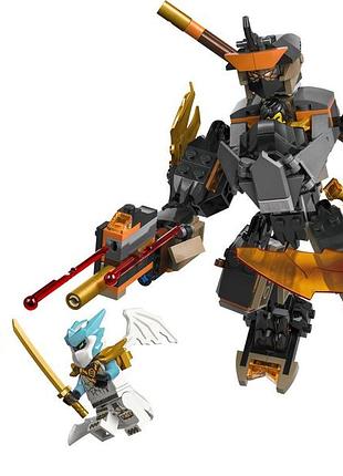 Конструктор lego ninjago робот коула для миссии и дракон зейн