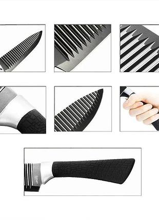 Набір ножів non-stick coating knife set 6