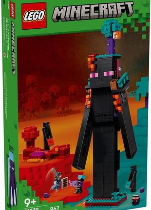 Конструктор lego minecraft башня эндермена