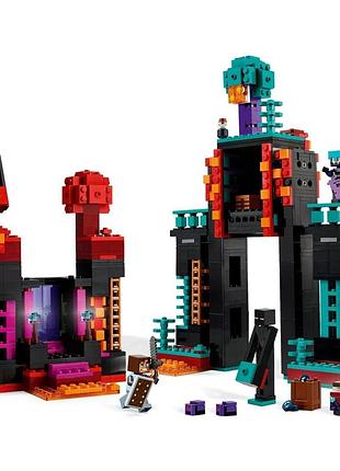 Конструктор lego minecraft башня эндермена 4