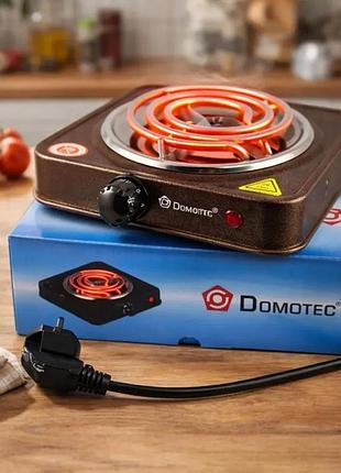 Електроплита портативна domotec ms-5531 1000w спіральна