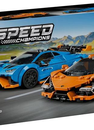 Конструктор lego speed champions lamborghini revuelto и huracan sto