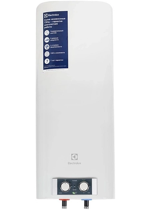 Квадратний (кубічний) бойлер electrolux ewh fmx eec 50-100 л cухий тен з механічним керуванням