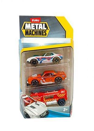 Машинки metal machines – car (3 шт), микс видов