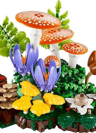 Конструктор lego botanicals лісові гриби 3