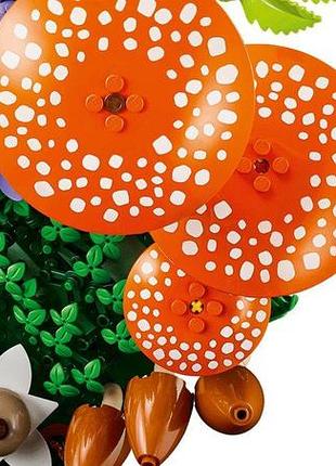 Конструктор lego botanicals лісові гриби 6