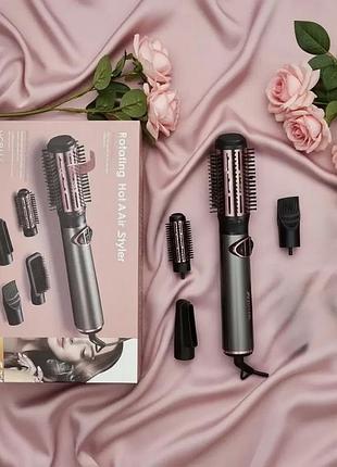 Фен-стайлер для укладки волос rozia 5в1 hc8116 hair dryer and-6162-7