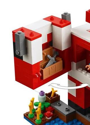 Конструктор lego minecraft грибний будинок 6