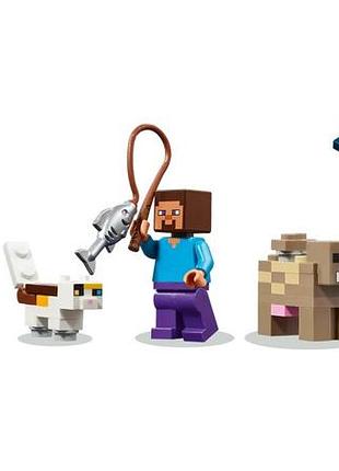 Конструктор lego minecraft грибний будинок 7