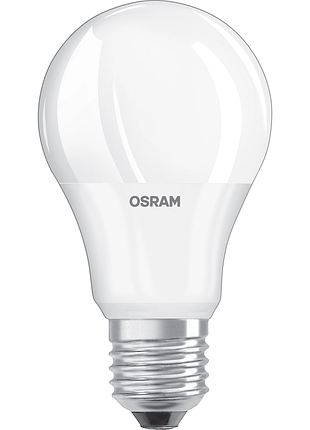 Лампа osram led e27 8.5вт 3000к 800лм a75 value
