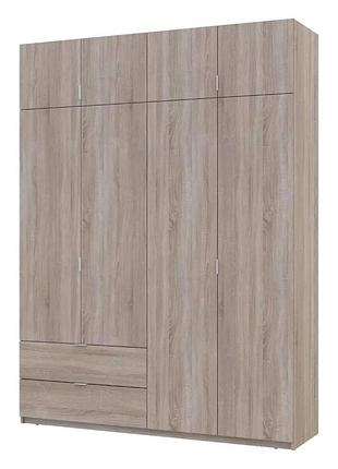 Шкаф для одежды doros лукас дуб сонома 180х50х240 ( )