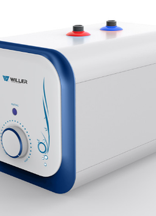 Водонагрівач електричний willer pu 07rf-cubus 7-10 л з мокрим теном під мийкою підлоговий / накопичувальний бойлер віллер