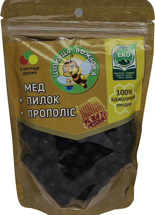 Цілюща бджілка (мед+пилок+прополіс) 150гр
