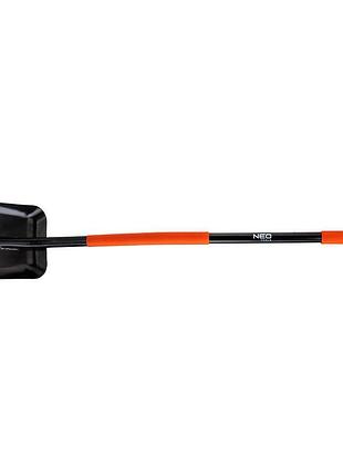Лопата совкова neo tools, руків'я металеве d-подібне, 132см, 2кг