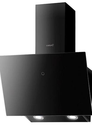 Вытяжка cata наклонная, 60см, 832мм3ч, lena 600 xgbk, черный