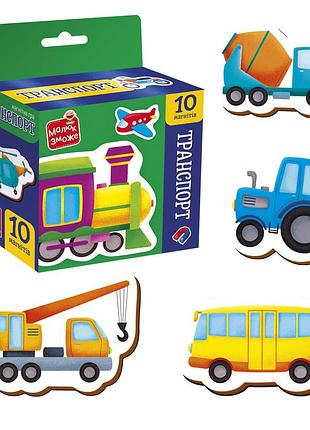 Розвиваюча гра vladi toys набір магнітів. "транспорт" (vt3106-35)